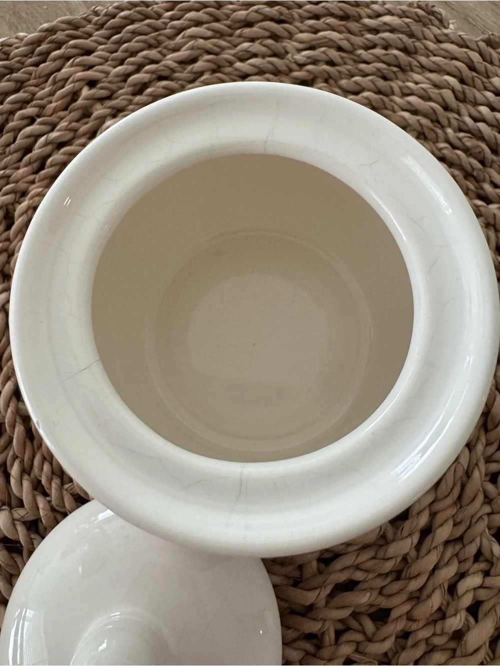 Pottery Barn - Emma Beaded Stoneware Sugar Bowl